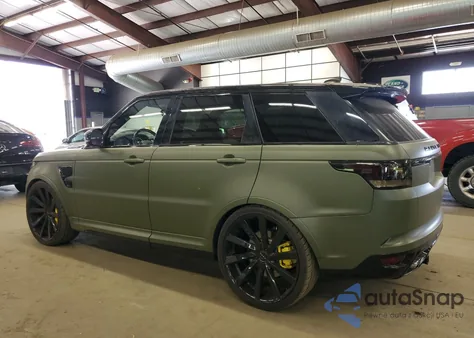 2017 Land Rover Range Rover Sport Svr из США, поврежденный, VIN SALWZ2FE6HA163863